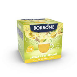 18 Cialde Tisana Zenzero e Limone - Borbone