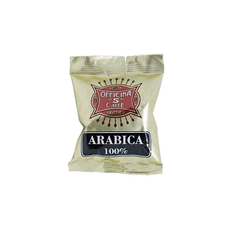 100 Capsule Compatibili Bialetti - Miscela Arabica 100% - Officina 5 Caffè