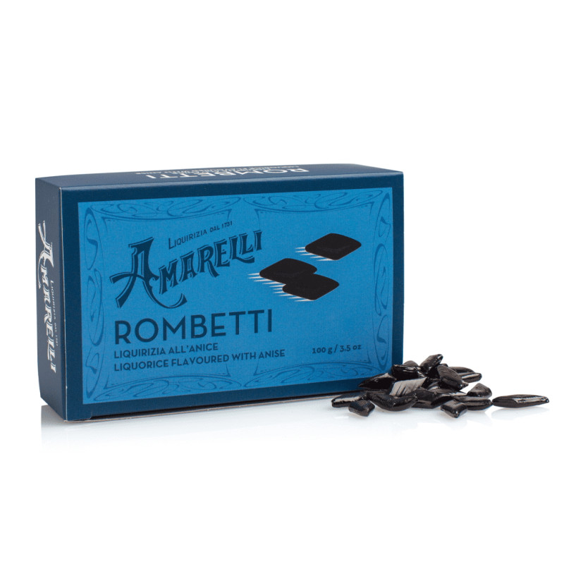 Amarelli - Rombetti Diamond shaped liquorice lightly flavoured with anise 100 gr