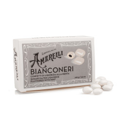 Amarelli - Bianconeri -Mint liquorice covered by a white...
