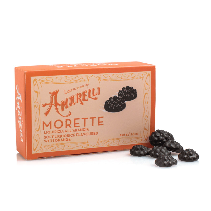 Amarelli - Morette - Soft liquorice flavoured with natural orange - 100 gr