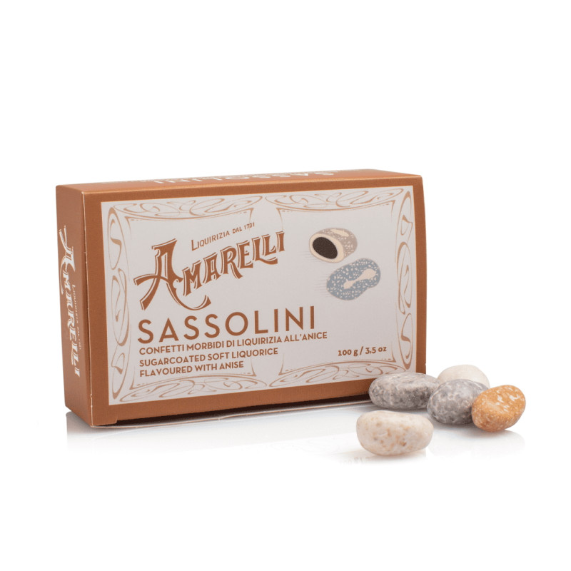 Pesca - Sassolini 100gr - Liqurizia Amarelli