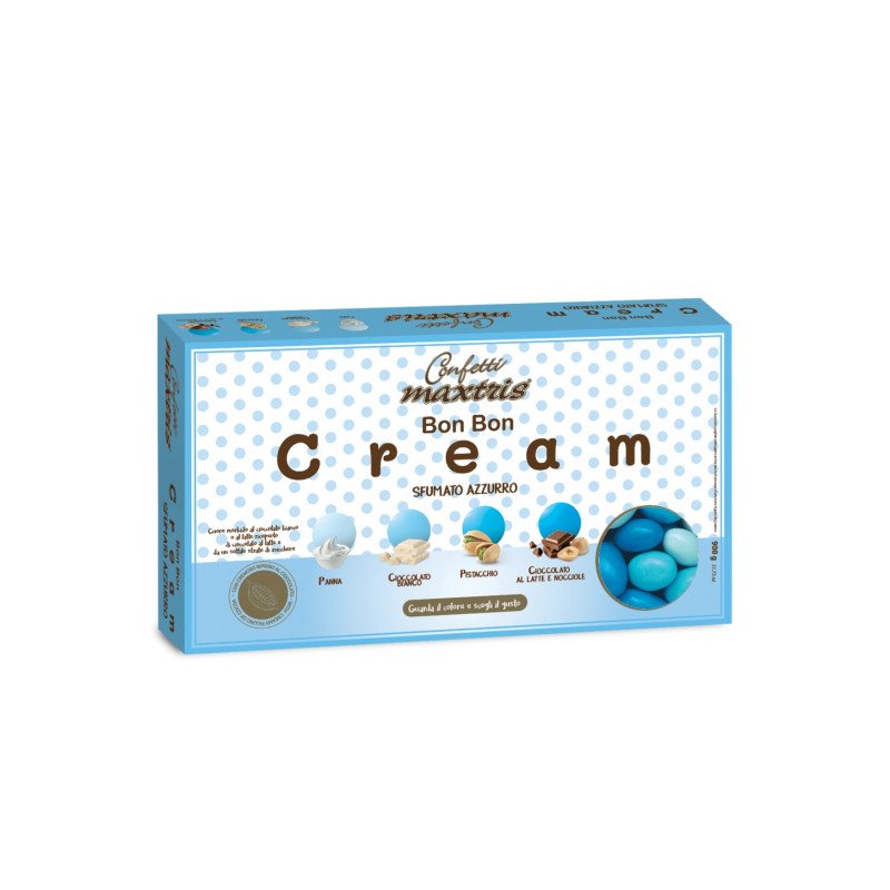 Confetti Maxtris Bon Bon Cream Sfumato Azzurro 1 Kg