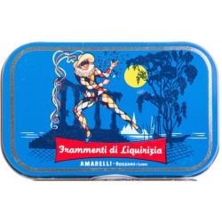 Liquirizia Amarelli Latta da 40g da collezione Arlecchino - Rombetti anice