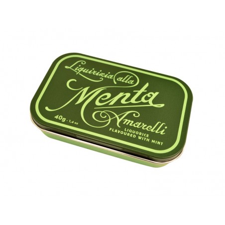 Liquorice Amarelli 40 g Tin from Green collection - Favette Mint
