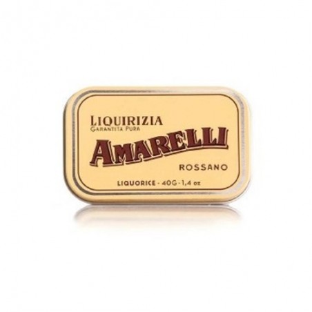 Liquirizia Amarelli Latta da 40g da collezione Oro Spezzata