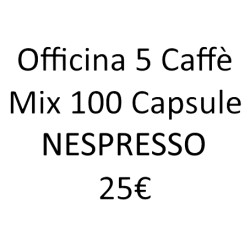 Mix 100 Capsule Compatibili Nespresso - Officina 5 Caffè