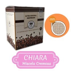 130 Cialde ESE 44mm - Chiara, Miscela Cremosa - 99 Caffè