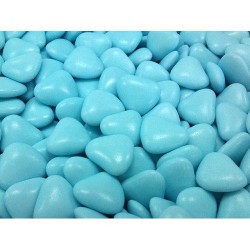 Confetti Pelino Sulmona dal 1783 - Celeste chocolate heart shaped - 500 gr