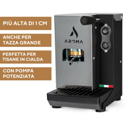 Macchinetta Cialde ESE 44mm - Nero -  Plus + - Aroma Macchine da Caffè