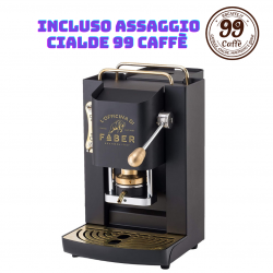 OUTLET - Macchinetta Cialde ESE 44mm Mat Black - PRO Deluxe Series - Faber