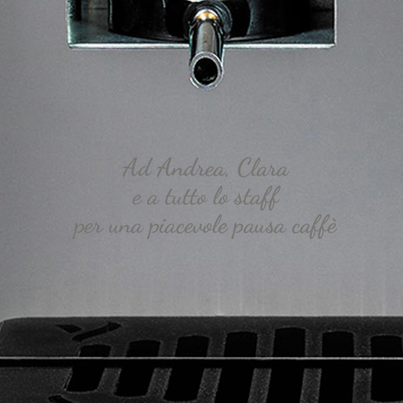 Dedica personalizzata