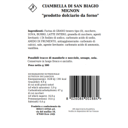 Ciambella Di San Biagio "Mignon" - 300 gr - Dolci Aveja