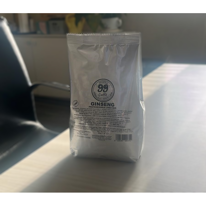 Ginseng solubile per bar - Confezioni da 500 gr - 99 Caffè