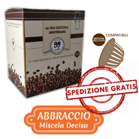 40 Capsule compatibili Dolce Gusto - Abbraccio, Miscela Decisa - 99 Caffè