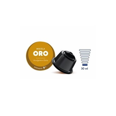 50 Capsule Miscela Oro - Compatibili con Dolce Gusto - Caffè Borbone