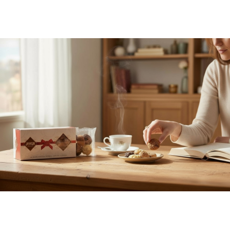 Scatola Regalo Pasticceria Alle Mandorle E Nocciole 400 gr - Dolci Aveja