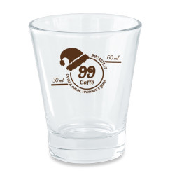 Graduated Glass Espresso Cup - Christmas Edition - 1pc - 99 Coffee