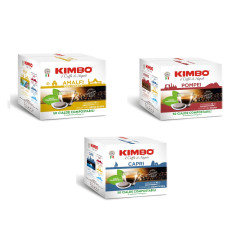 150 Cialde - MIX Degustazione Le Meraviglie del Gusto Pompei + Capri + Amalfi - Kimbo