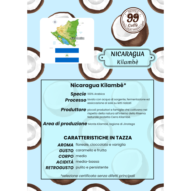 30 Cialde ESE 44mm - Nicaragua, Kilambè - 99 Caffè
