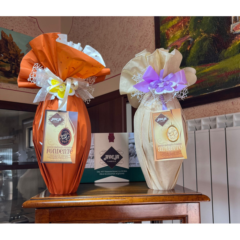 Uovo Pasquale Piccolo Fondente - 350 gr - Dolci Aveja