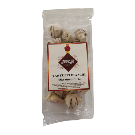 Tartuffi Bianchi - Biscotti Alle Mandorle - 350 gr - Dolci Aveja