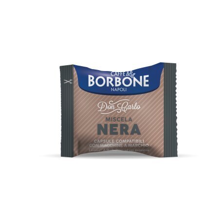 Caffè Borbone - Don Carlo Miscela Nera 100 Pezzi -Compatibili Lavazza A Modo Mio