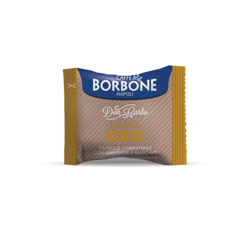 Caffè Borbone - Don Carlo Miscela Oro  100 Pezzi -Compatibili Lavazza A Modo Mio