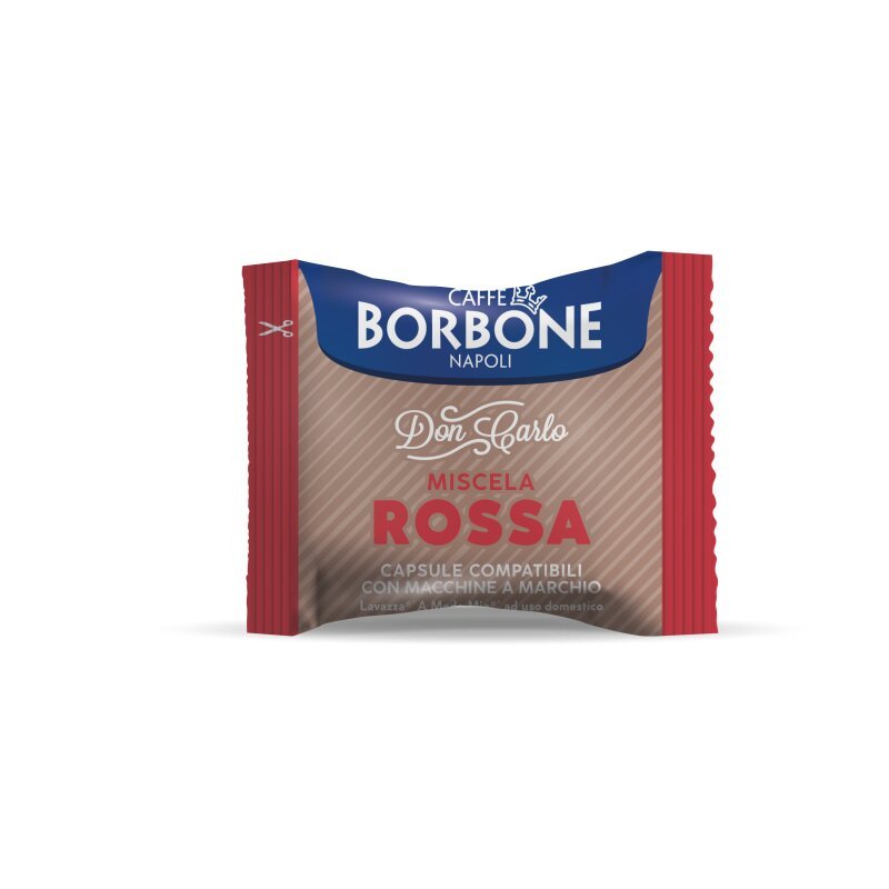 Caffè Borbone - Don Carlo Miscela Rossa 100 Pezzi Compatibili Lavazza A Modo Mio