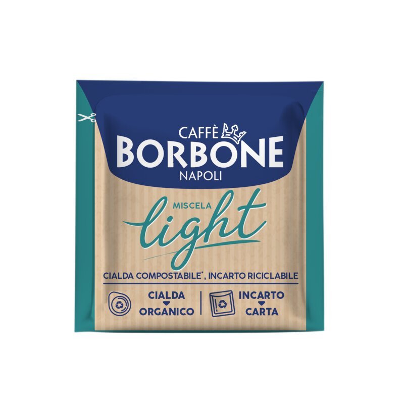 50 Cialde caffè ESE 44 mm - Miscela Light - Caffè Borbone