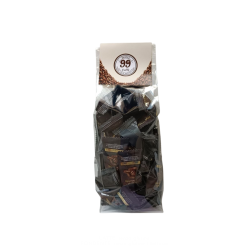 Chicchi di caffè ricoperti di cioccolato fondente - 100 gr