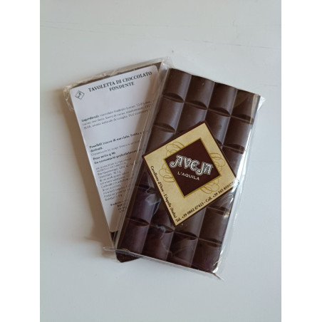 Tavoletta di Cioccolato Fondente - 2 x 90 gr - Dolci Aveja