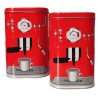 Contenitore Caffè in Latta Decorata – Ideali per la Cucina