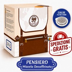 110 Cialde ESE 44mm - Pensiero, Miscela Dek - 99 Caffè