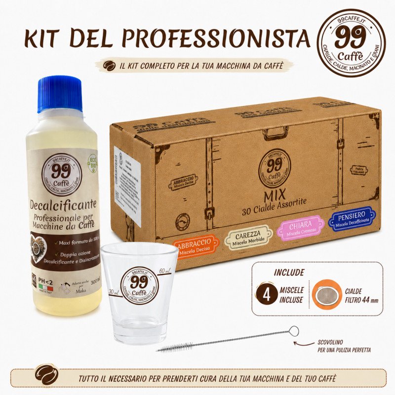Kit del professionista 99 Caffè - Cialde ESE 44mm