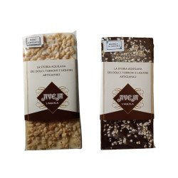 Tavoletta di Cioccolato al latte con farro/riso soffiato - 2 x 90 gr - Dolci Aveja