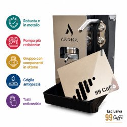 Macchina da caffè a cialde ESE 44 Aroma PRO di 99 Caffè
