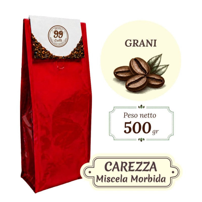 Carezza 99 Caffè Grani 500g