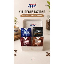 Izzo Tasting Kit ESE 44 mm compostable pods — 200 pcs, 4 blends