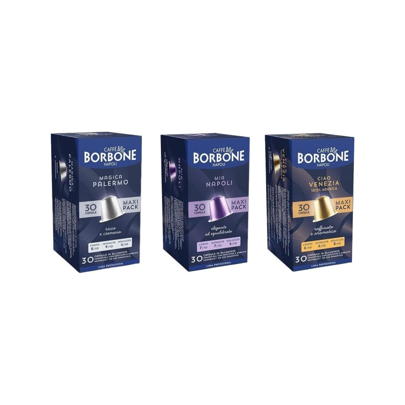 Respresso Alluminio - Capsule Compatibili con Macchine Nespresso - Caffè Borbone