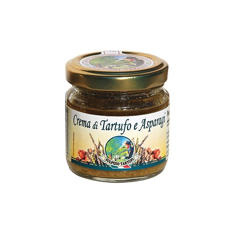 Sulpizio Tartufi - Asparagus and Truffle Cream - 80gr - Original Italian product