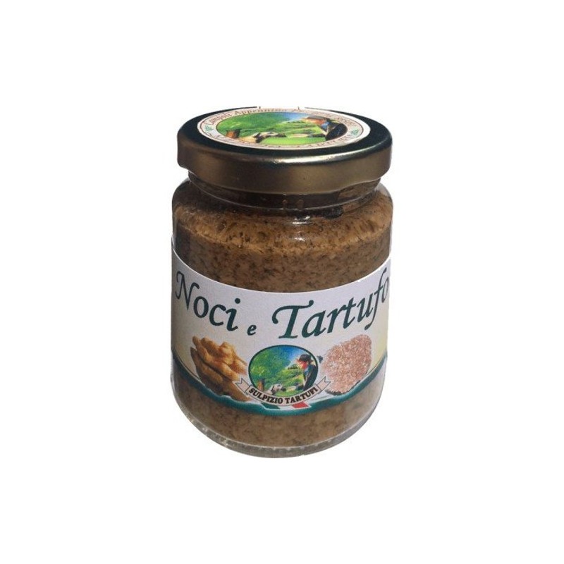 Sulpizio Tartufi - Walnut and Truffles Cream - 90gr - Original Italian product