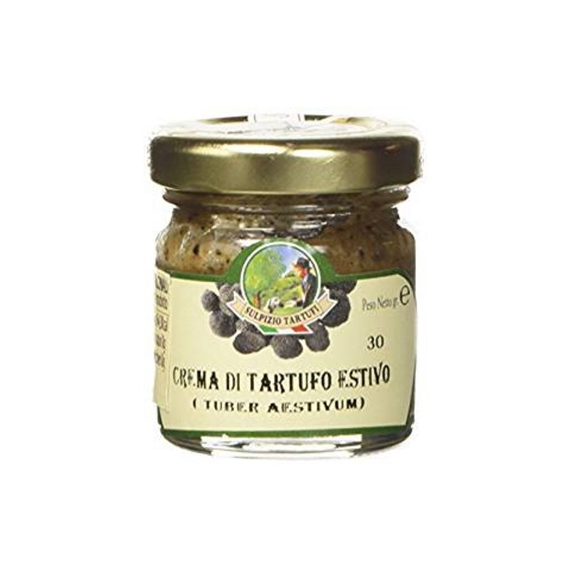 Sulpizio Tartufi - Black Summer Truffle cream - 30gr - Original Italian product