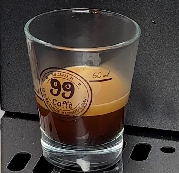 Espresso Carezza con crema