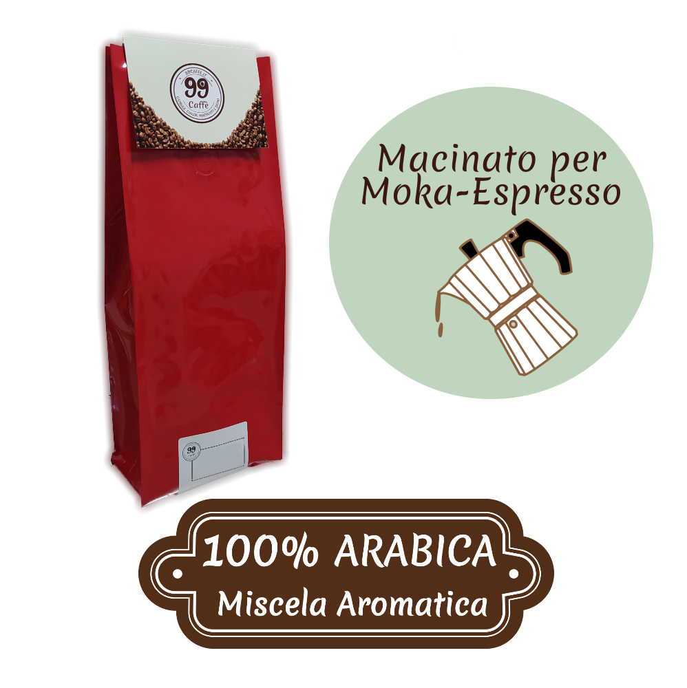 Macinato 500g 100% Arabica