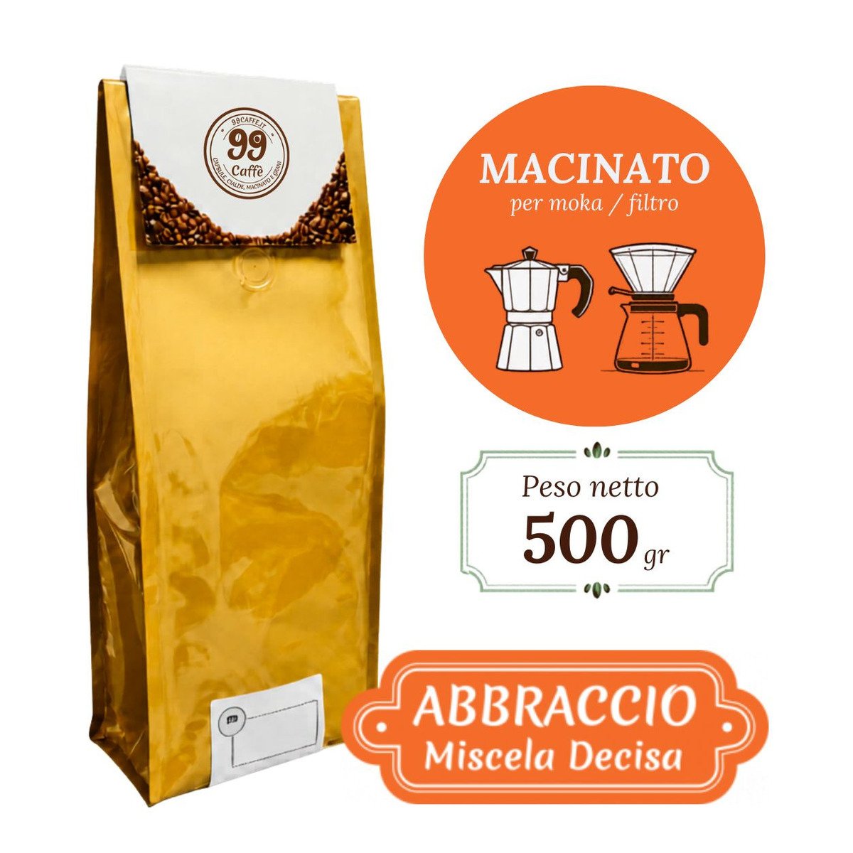 Macinato 500g Abbraccio